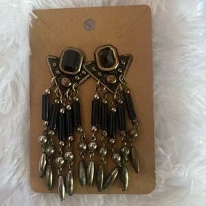 Vintage Boho Beaded Earrings